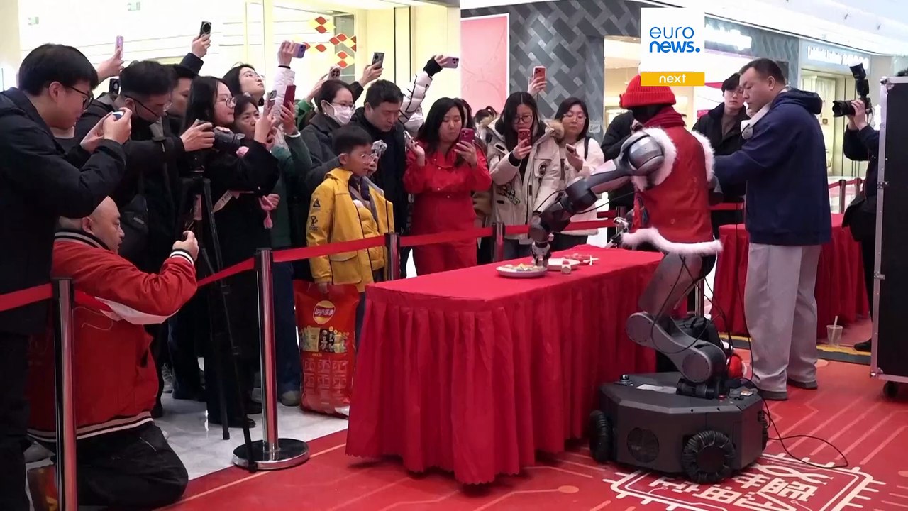 From lion dances to 3v3 football: Robots steal the show at Beijing’s Lunar New Year fair