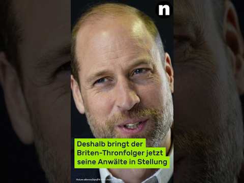 Prinz William empört: Deshalb bringt der Briten-Thronfolger jetzt seine Anwälte in Stellung