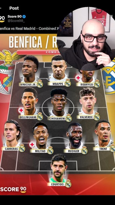 Onze combiné Benfica - Real Madrid 💀