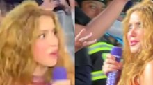 Shakira se sorprende al ver a 'Piqué' en su concierto