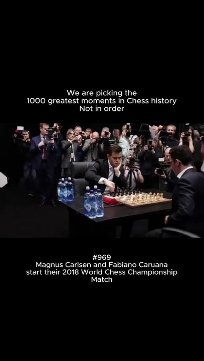 Magnus and Fabiano start their 2018 World Chess Championship Match  #chessnetx #chess #magnuscarlsen