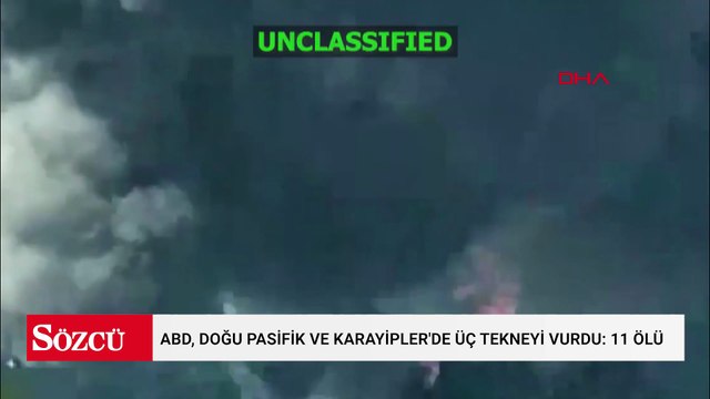 ABD, Doğu Pasifik ve Karayipler'de üç tekneyi vurdu: 11 ölü