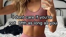 I dont care if you're no 6fth as long as you don't mind my magic wand being 7