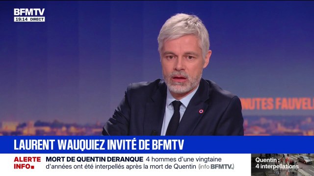 Bruno Retailleau est légitime à porter sa candidature pour la présidentielle de 2027, explique Laurent Wauquiez (LR)