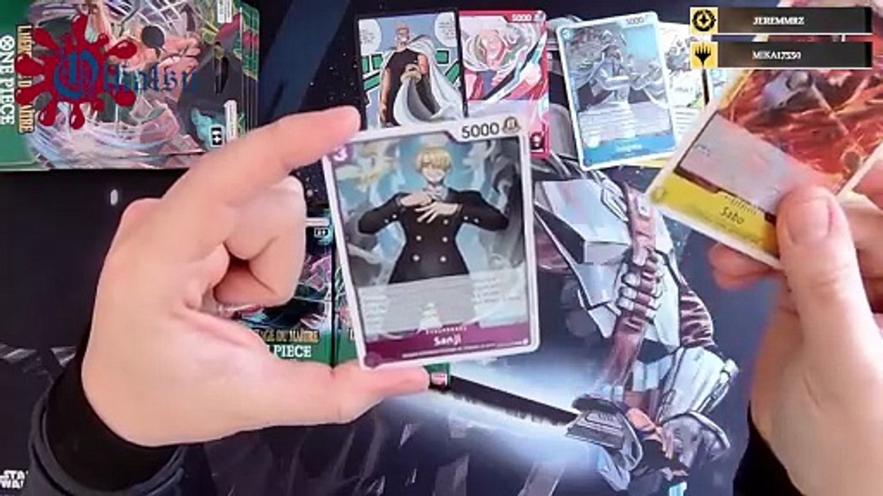 UntapUpkeepDrawFR ouverture 4 boosters One Piece L'Héritage du Maître