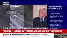 Mort de Quentin à Lyon: "Le combat contre La France Insoumise ne fait que commencer", explique Laurent Wauquiez (LR)