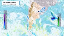 Retornan las tormentas fuertes en el centro de Argentina este miércoles: lluvias de hasta 70 mm y ráfagas intensas