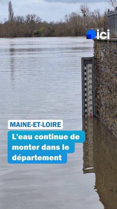 L'eau continue de monter dans le Maine-et-Loire