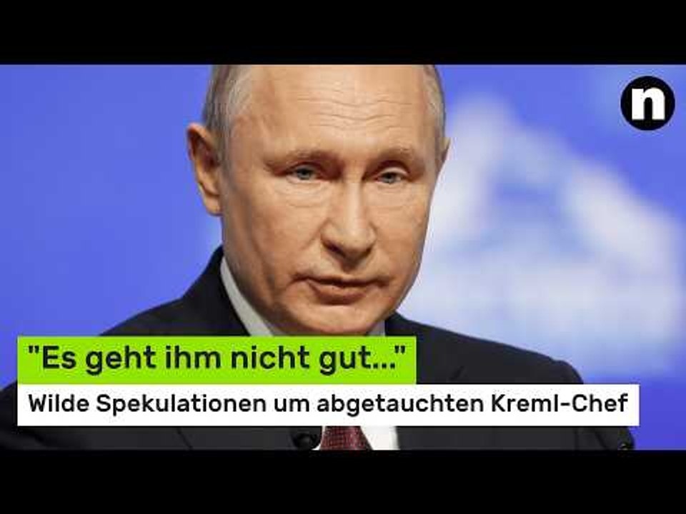 Wladimir Putin bald tot?: 'Es geht ihm nicht gut...' Wilde Spekulationen um abgetauchten Kreml-Chef