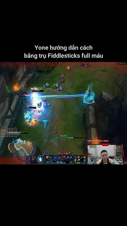 Yone hướng dẫn cách băng trụ Fiddlesticks full máu #yone #fiddlesticks #lienminhhuyenthoai #leagueoflegends #knightriseky