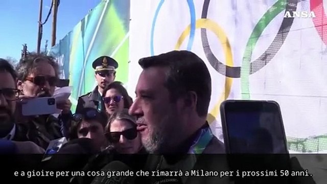 Milano Cortina, Salvini: Trump? Se verra', sara' benvenuto