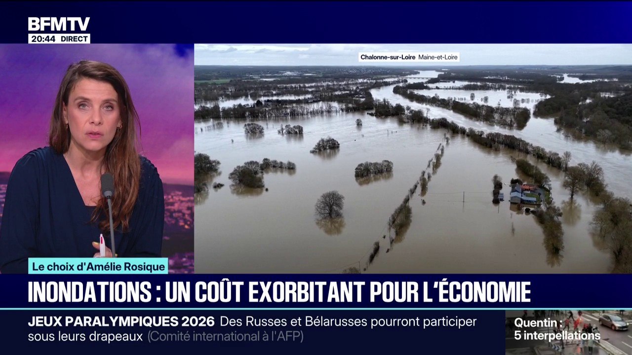 LE CHOIX D'AMÉLIE ROSIQUE - Inondations: un coût exorbitant pour l'économie