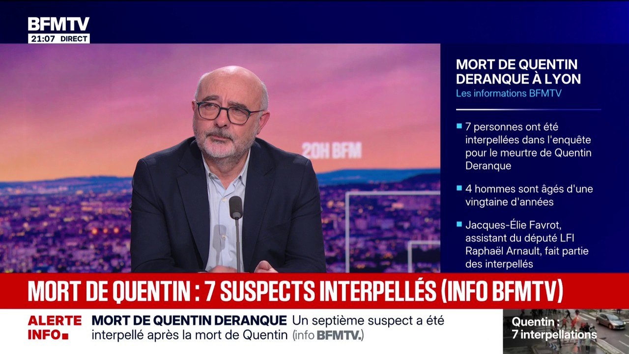 Mort de Quentin à Lyon: sept personnes ont été interpellées (info BFMTV)