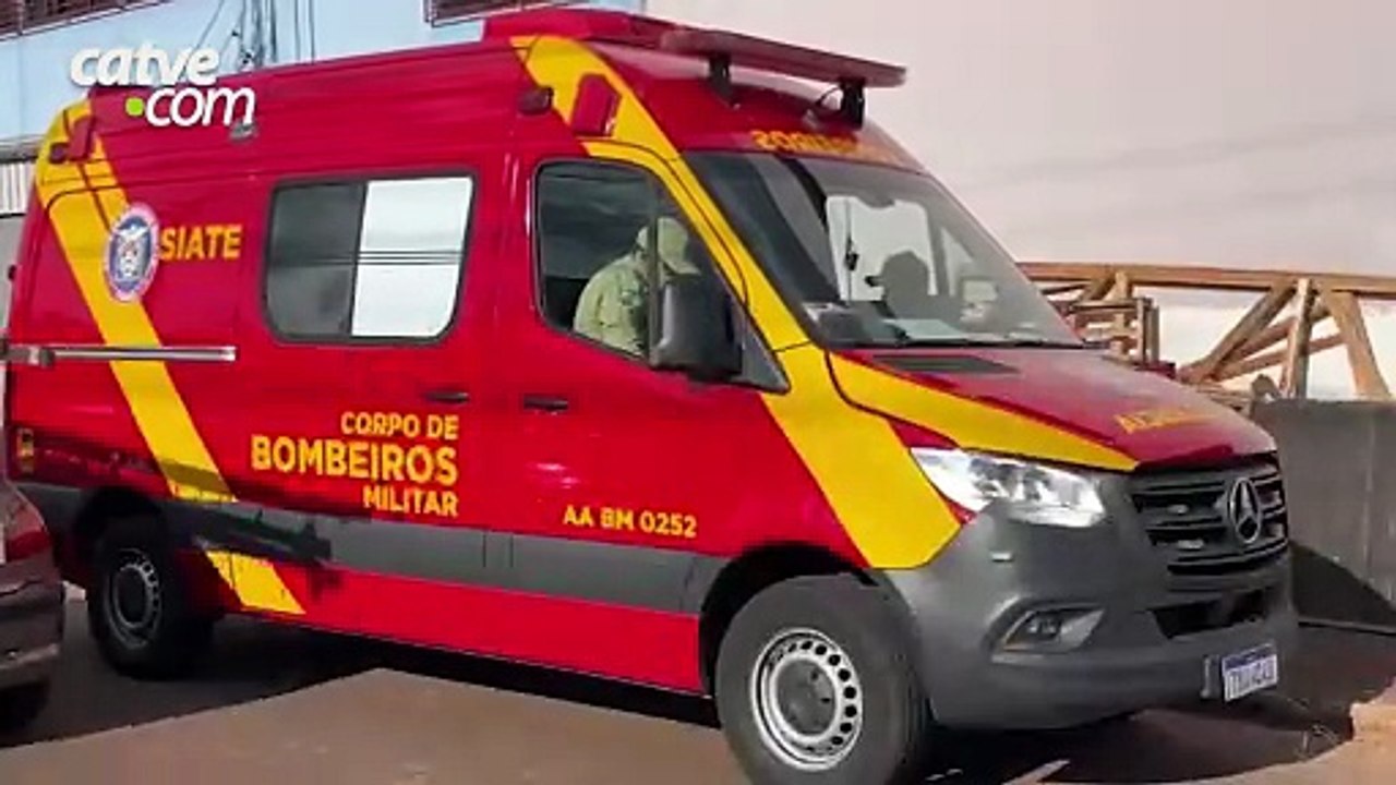 Trabalhador sofre queda de 3 metros de andaime em Cascavel