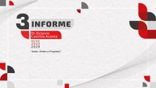 PROMO TERCER INFORME DE LA ADMINISTRACIÓN UNIVERSITARIA DR. OCTAVIO CASTILLO ACOSTA RECTOR 2023-2029