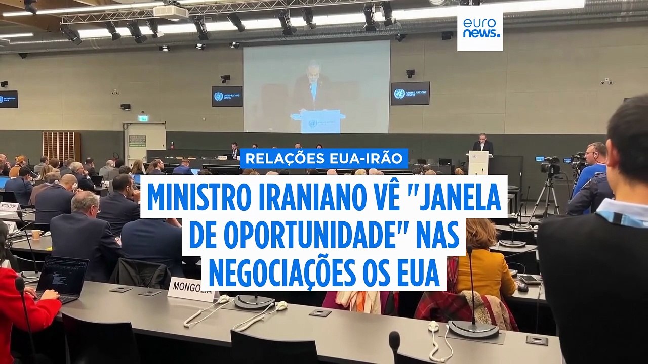 Abriu-se "uma nova janela de oportunidade", afirma ministro dos Negócios Estrangeiros do Irão