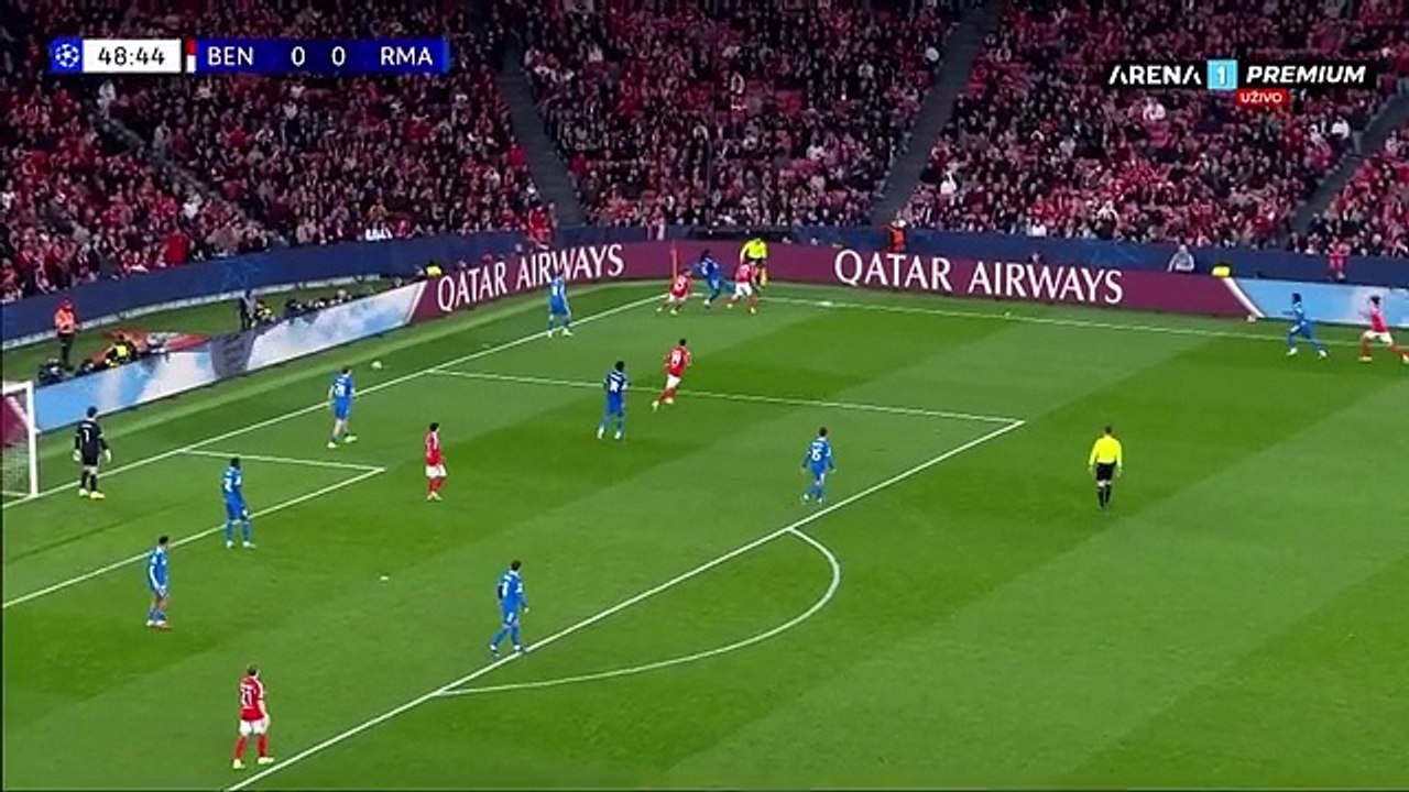 Benfica 0 - [1] Real Madrid - Vinicius Junior 50