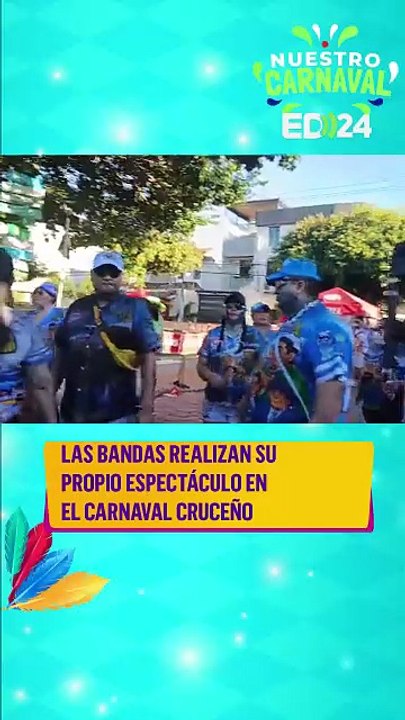 Las bandas realizan su  propio espectáculo en  el Carnaval cruceño