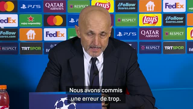 Juventus - Spalletti : "On a régressé"