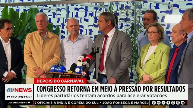 Congresso retoma atividades após Carnaval com pressão para acelerar pauta econômica e de segurança