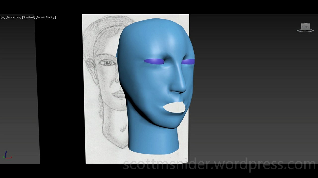 Treliving: 3DS MAX Practice Polygon Modeling Head Model Video #47 (02-17-2026)