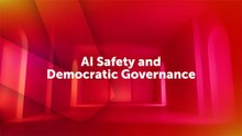 AI Safety and Democratic Governance (remote)