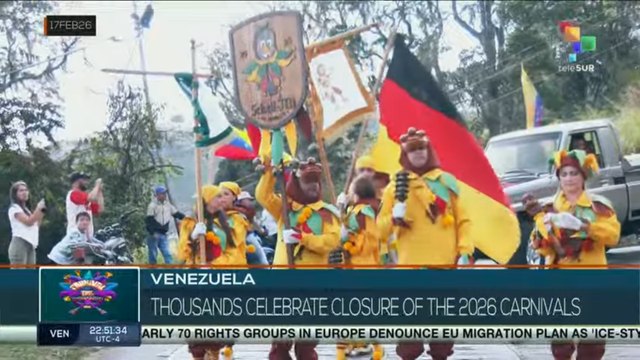 Venezuela | Thousands celebrate closure of the 2026 Carnivals