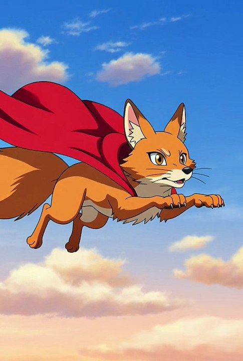 Anime AI video Super Kitsune Adventure