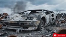 “Crashed Lamborghini Countach Cash Deal – Silent ASMR Restoration Journey”