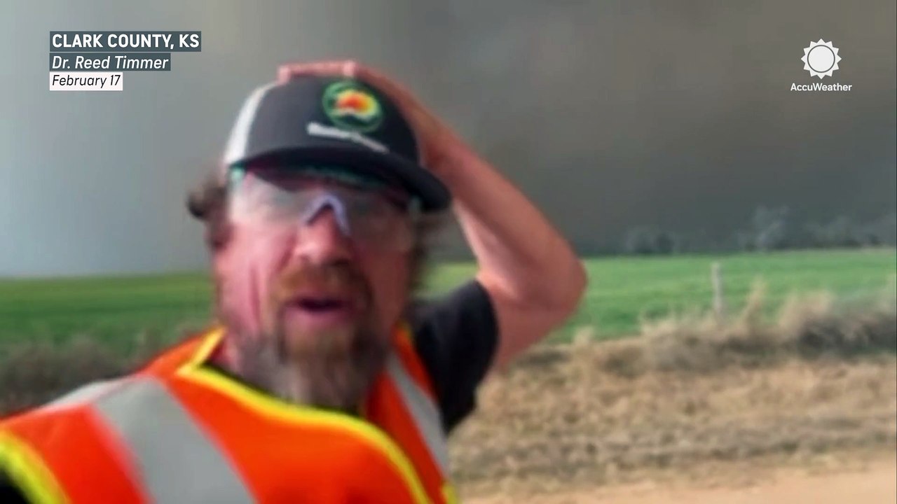 Gusty winds lead to dangerous conditions as wildfires spread in Kansas