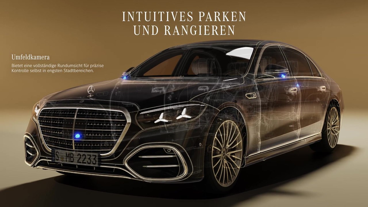 Die Sensoren der neuen Mercedes-Benz S-Klasse