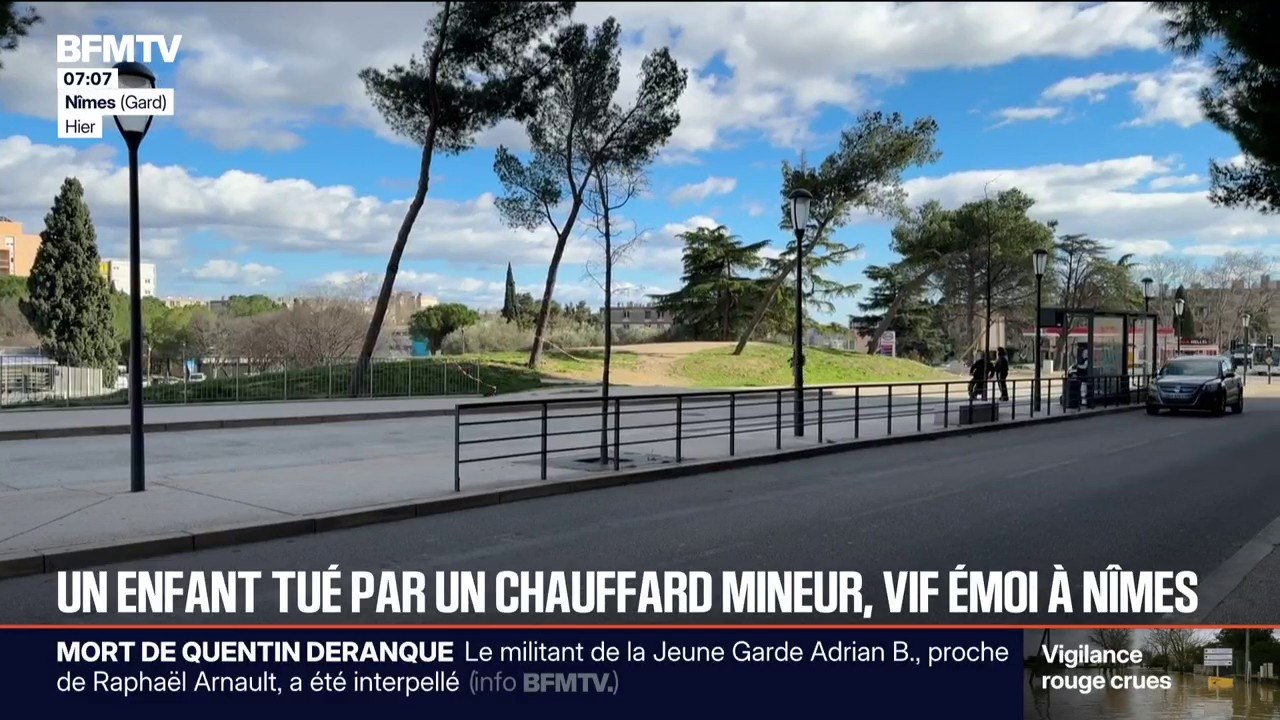 Nîmes: un enfant de 8 ans mortellement fauché, le conducteur du véhicule âgé de 17 ans et dépourvu du permis de conduire interpellé
