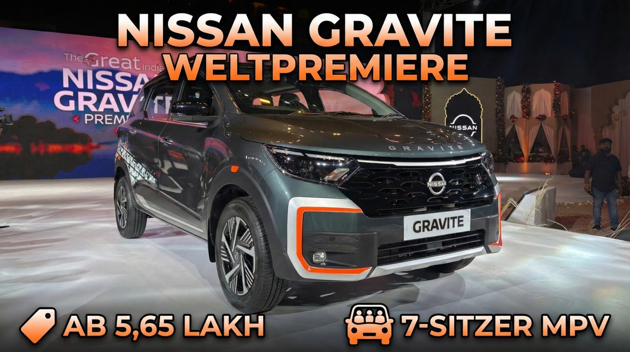 Nissan Gravite Launch Edition: Live enthüllt & limitiert
