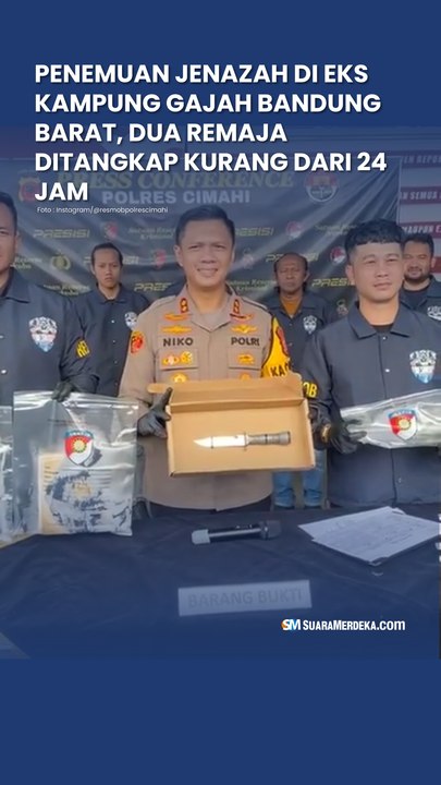 Penemuan Jenazah di Eks Kampung Gajah Bandung Barat, Dua Remaja Ditangkap