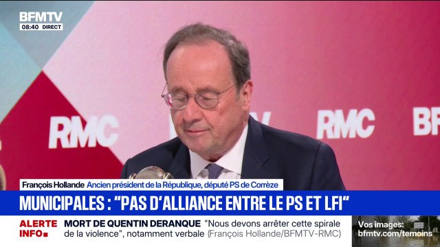 François Hollande fait la promesse que Jean-Luc Mélenchon ne sera pas au deuxième tour de l'élection présidentielle