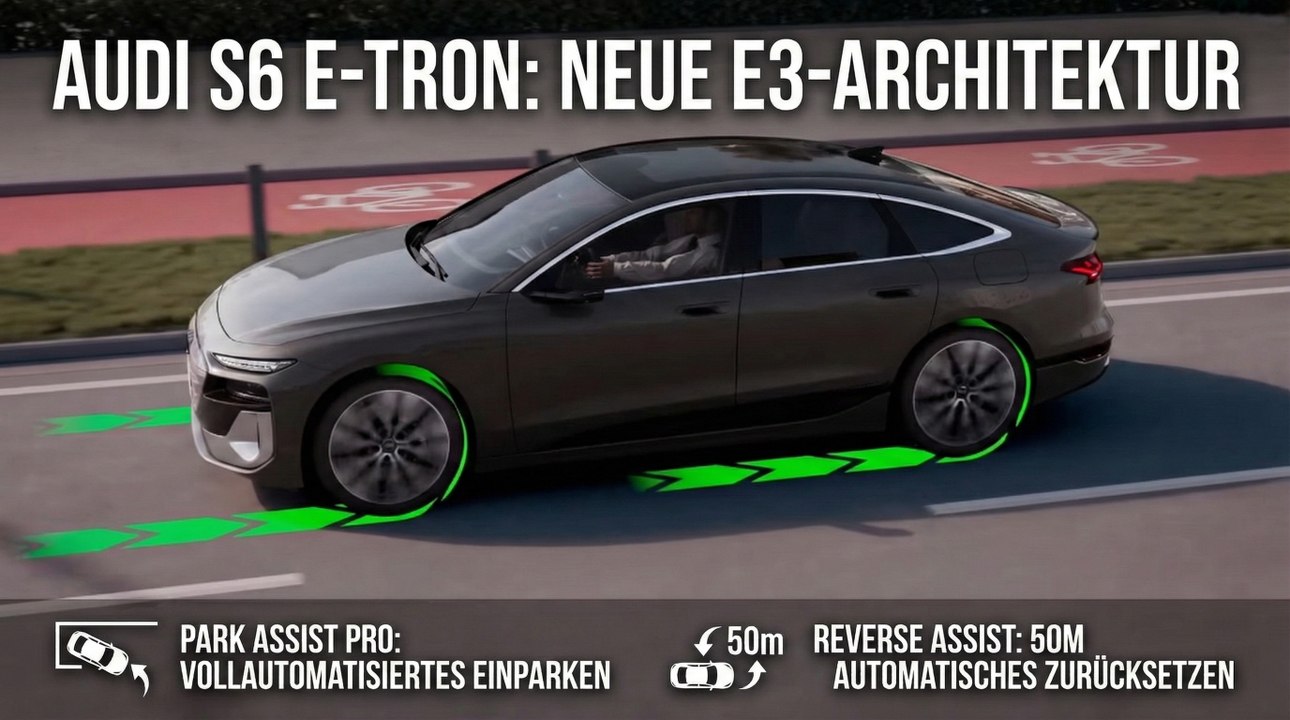 Audi S6 e-tron – Hightech-Assistenz neu gedacht