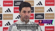 Arteta de plus en plus confiant pour le titre