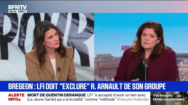 Mort de Quentin Deranque: Raquel Garrido se dit inquiète pour le devenir des jeunes militants de gauche qui sont souvent menacés