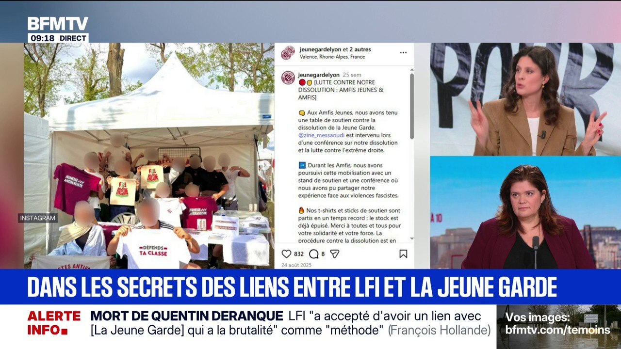 Mort de Quentin Deranque: "Aujourd'hui, Jean-Luc Mélenchon manque à ce devoir de dirigeant", pointe Raquel Garrido