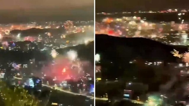 Come a Napoli: la pioggia di fuochi d’artificio che ha “illuminato” il cielo in Cina