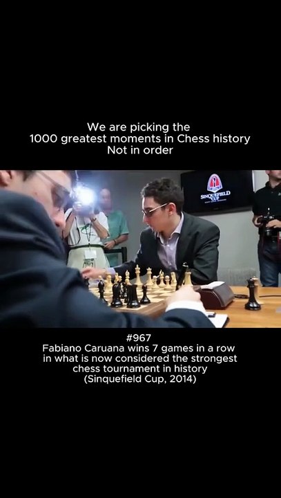 Fabiano Caruana wins 7 games in a row in what is now considered the strongest chess tournament in history. The Sinquefield Cup 2014 will surely be remembered.  #chess #chessnetx #magnuscarlsen