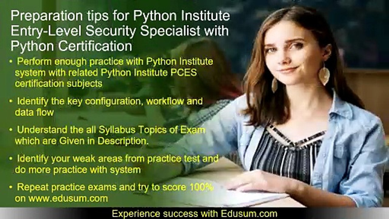 Security Specialist with Python Exam: Topics, Tips & Sample Questions