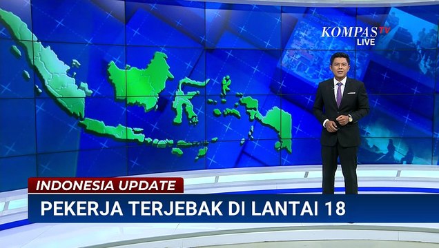 Mengerikan! 2 Pekerja Terjebak di Gondola Lantai 18 Saat Bersihkan Gedung | INDONESIA UPDATE