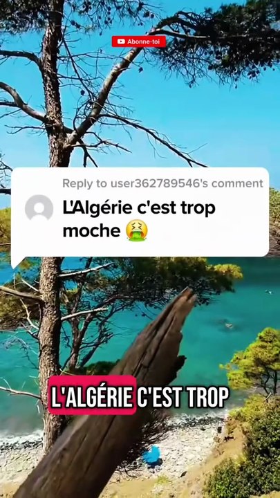 Je répond aux critiques sur ce beau pays qui est l'Algérie et on commence par une phrase que j'ai souvent entendu...Savais tu que la princesse Lady Diana avait fait une escale en Algérie et avait trouvé le pays magnifique ? on en parle aujourd'hui...
