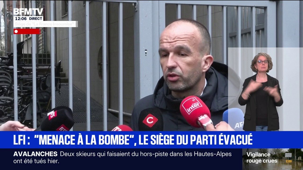 Mort de Quentin Deranque: "La France insoumise n'a aucune responsabilité" martèle Manuel Bompard