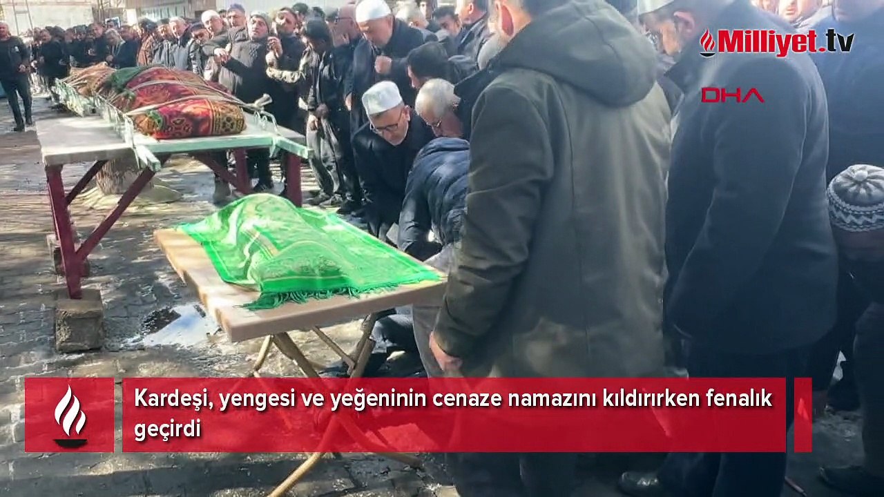 Facia kurbanı aile toprağa verildi! Cenaze namazını kıldıran imam fenalık geçirdi