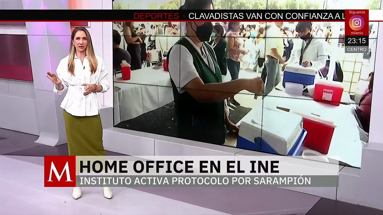 Activan protocolo sanitario por sarampión en oficinas del Instituto Nacional Electoral