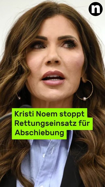 No Glomex Donald Trump: Krisenalarm beim Heimatschutz – Kristi Noem stoppt Rettungseinsatz für Abschiebung