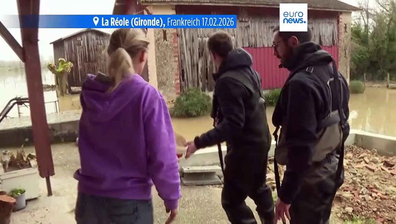 Überschwemmungen in Frankreich: Alarmstufe Rot bleibt teils bestehen