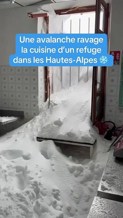 Une avalanche ravage la cuisine du refuge du Galibier